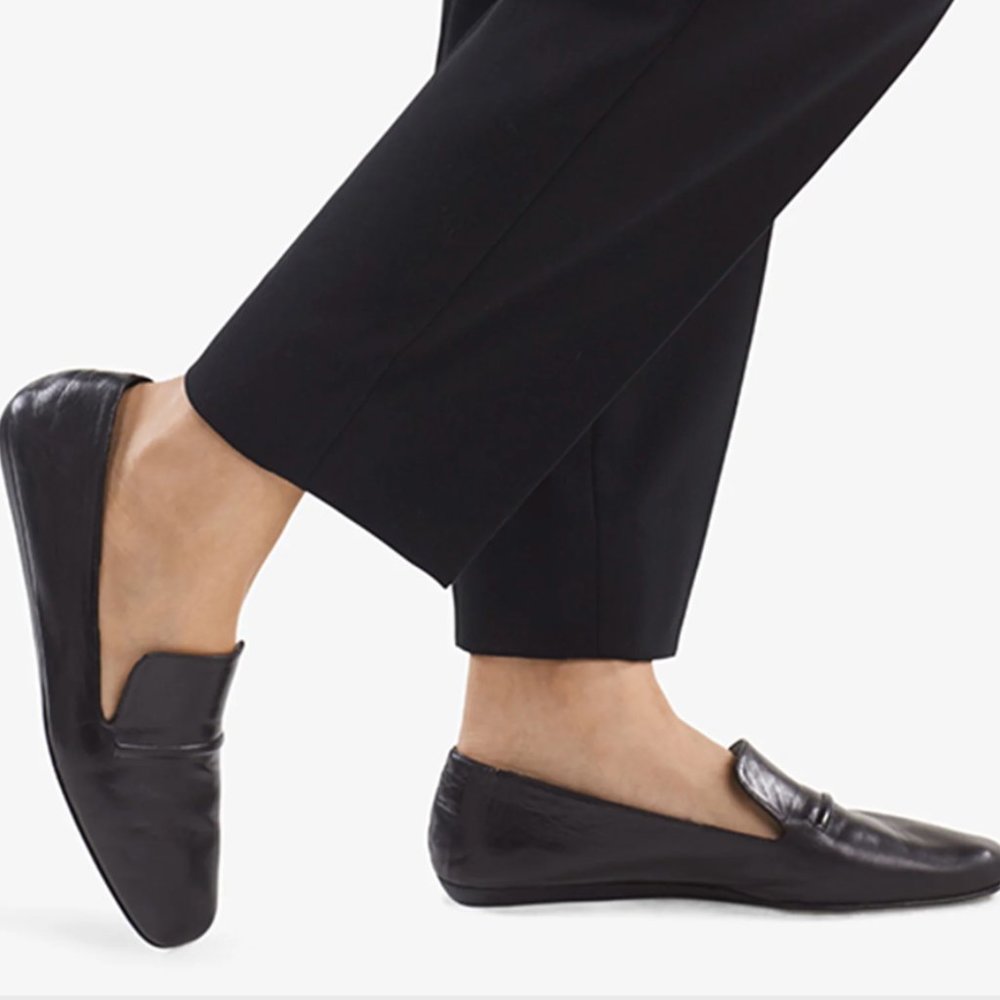 MM Lafleur, The Grace Loafer, Kidskin, Black, 39.5